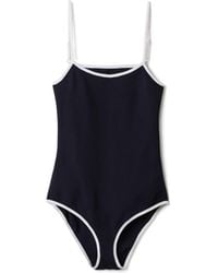 Miu Miu - Technical Knit Swimsuit - Lyst