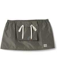 Miu Miu - Technical Fabric Miniskirt - Lyst