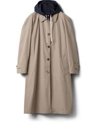 Miu Miu - Reversible Single-Breasted Panama Cotton And Technical Pongé Coat - Lyst