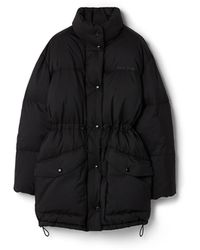 Miu Miu - Technical Pongé Down Long Jacket - Lyst