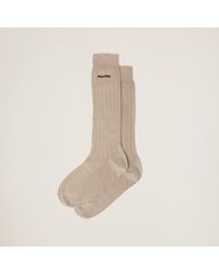 Miu Miu - Silk Socks - Lyst