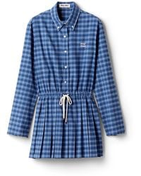 Miu Miu - Flannel Dress - Lyst