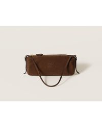 Miu Miu - Suede Pouch - Lyst