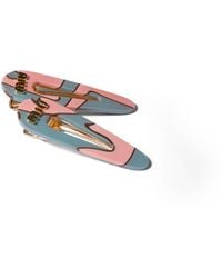 Miu Miu - Hair Clips With Logo - Lyst