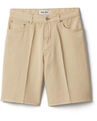 Miu Miu - Light Denim Bermudas - Lyst