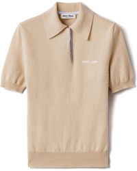 Miu Miu - Cashmere Polo Sweater - Lyst