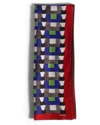 Miu Miu - Printed Silk Scarf - Lyst