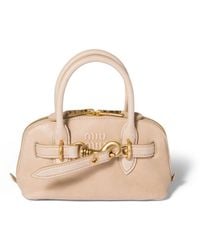 Miu Miu - Aventure Mini Nappa Leather Bag - Lyst