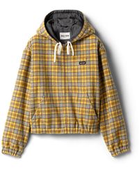 Miu Miu - Plaid Blouson Jacket - Lyst