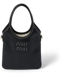 Miu Miu - Calf Leather Ivy Tote Bag - Lyst