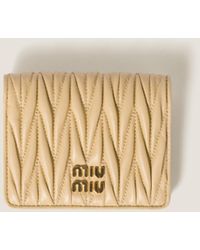 Miu Miu - Small Matelassé Wallet - Lyst