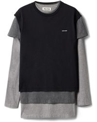 Miu Miu - Set Of 3 Jersey T-Shirts - Lyst