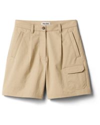 Miu Miu - Ripstop Bermudas - Lyst