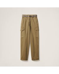 Miu Miu - Garment-Dyed Cotton Satin Pants - Lyst