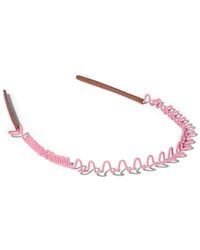 Miu Miu - Metal And Leather Headband - Lyst
