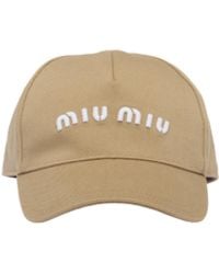 Miu Miu - Drill Baseball Cap - Lyst