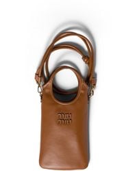 Miu Miu - Leather Smartphone Case - Lyst