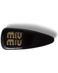 Miu Miu - Velvet Hair Clip - Lyst