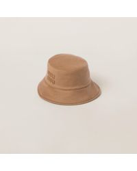 Miu Miu - Wool Bucket Hat - Lyst