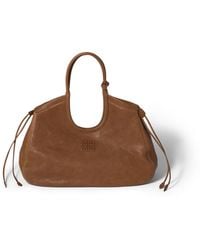 Miu Miu - Ivy Nappa Leather Shopping Bag - Lyst