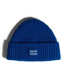 Miu Miu - Wool And Cashmere Beanie - Lyst