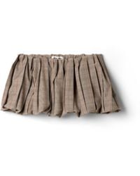 Miu Miu - Pleated Prince Of Wales Checked Miniskirt - Lyst