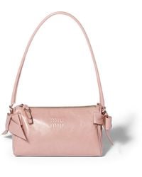 Miu Miu - Shiny Leather Pouch - Lyst
