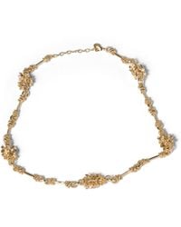 Miu Miu - Metal Necklace With Crystals - Lyst