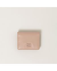 Miu Miu - Small Leather Wallet - Lyst