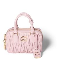 Miu Miu - Arcadie Matelassé Nappa Leather Bag - Lyst