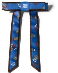 Miu Miu - Twill Hair Clip - Lyst