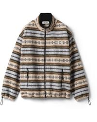 Miu Miu - Cotton Fleece Zipper Jacket - Lyst