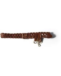 Miu Miu - Woven Leather Belt - Lyst