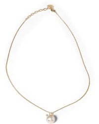 Miu Miu - Metal Necklace With Pendant - Lyst