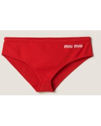 Miu Miu - Nylon Swimsuit - Lyst