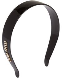 Miu Miu - Plexiglas Headband - Lyst