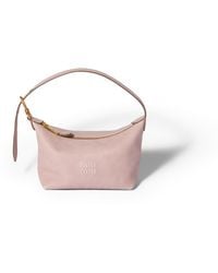 Miu Miu - Spirit Nappa Leather Pouch - Lyst