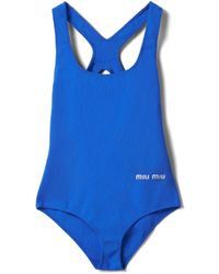 Miu Miu - One-Piece Swimsuit - Lyst
