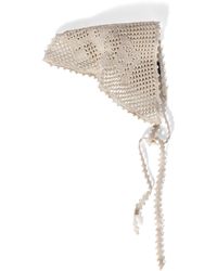 Miu Miu - Cotton Triangle Scarf - Lyst