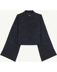 MM6 by Maison Margiela - Jacquard Convertible Shirt - Lyst