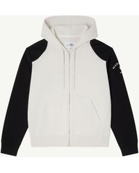 MM6 by Maison Margiela - Unbrushed Cotton Sweatshirt - Lyst