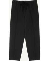MM6 by Maison Margiela - Wool Blend Trousers - Lyst
