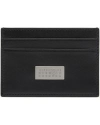 MM6 by Maison Margiela - Leather Card Holder - Lyst