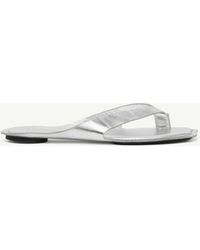 MM6 by Maison Margiela - Anatomic Leather Flip Flops - Lyst