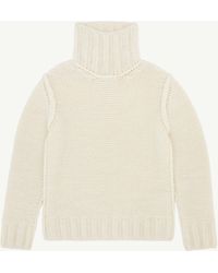 MM6 by Maison Margiela - Chunky Wool Turtleneck Jumper - Lyst