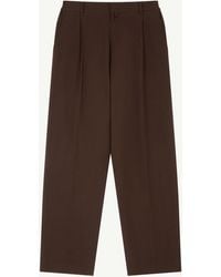MM6 by Maison Margiela - Wool Shirting Trousers - Lyst