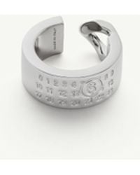 MM6 by Maison Margiela - Minimal Numeric Cuff Ring - Lyst