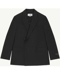 MM6 by Maison Margiela - Double-Breasted Blazer - Lyst