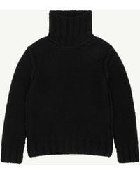 MM6 by Maison Margiela - Chunky Wool Turtleneck Jumper - Lyst