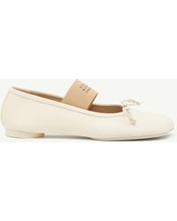 MM6 by Maison Margiela - Anatomic Numeric Ballerinas - Lyst